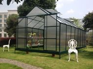 식물, 야채를 위한 UV 알루미늄/금속 구조 폴리탄산염 플라스틱 정원 온실 장비