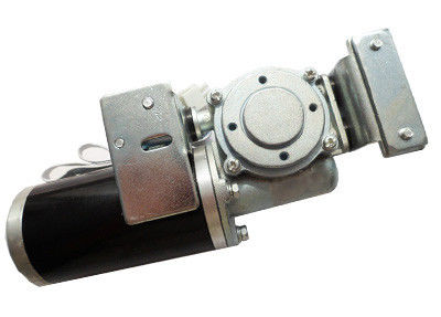 60.5mm 솔 더 적은 DC 자동적인 미닫이 문 모터 24VDC 검정 코팅 장치 비율 1:15