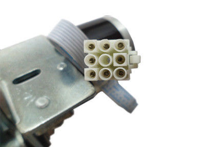 60.5mm 솔 더 적은 DC 자동적인 미닫이 문 모터 24VDC 검정 코팅 장치 비율 1:15