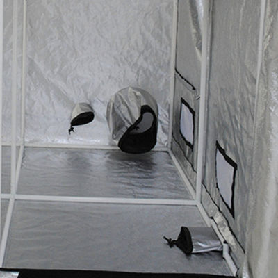 120x120x200cm 온실 수경법 마일 라는 95% 가벼운 반사력을 가진 천막을 성장합니다