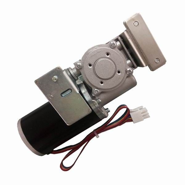 24VDC 65W 4200RPM 자동적인 미닫이 문 모터 간결 주황색 케이싱 둥근 모터